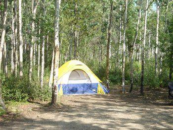 Hot Springs Campground & Hostel Upper Laberge Екстер'єр фото